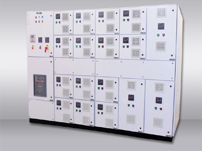 Panel assembly at the works