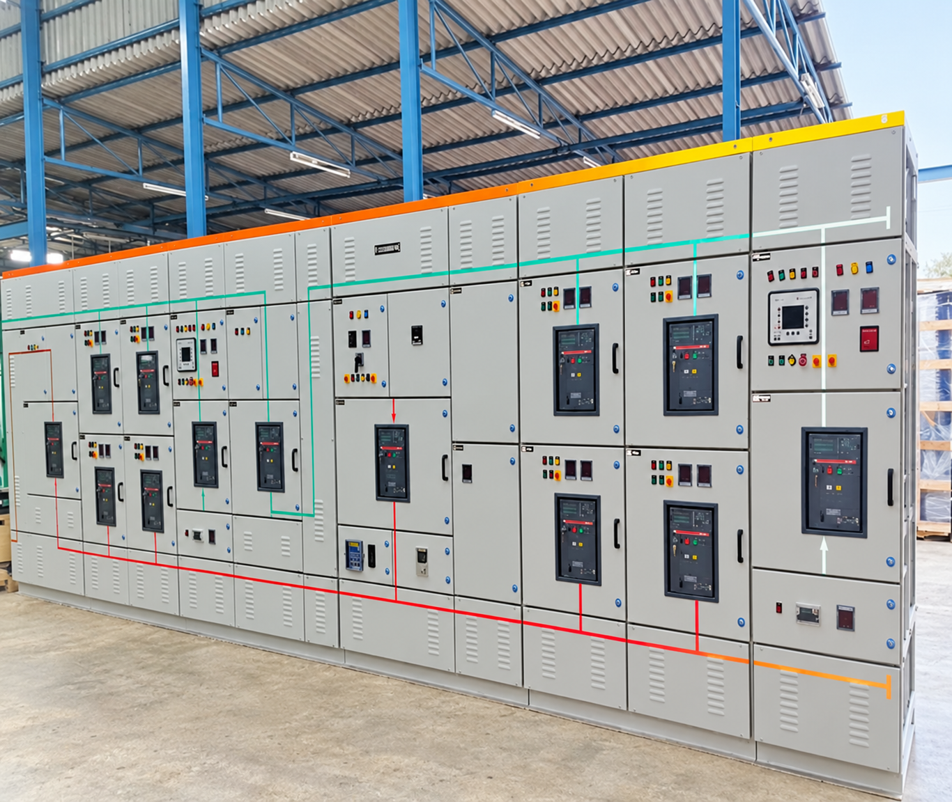 Omega Power Controls LT switchboard lineup